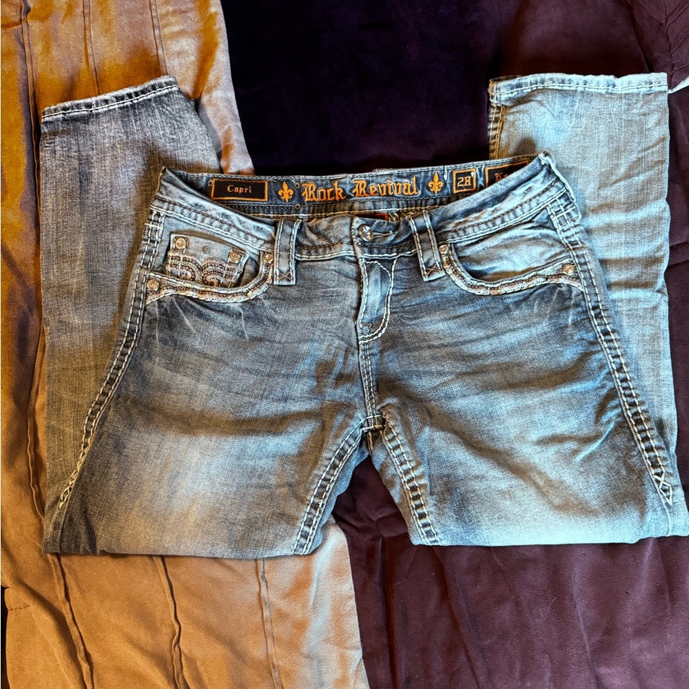 Rock Revival capri jeans- 28